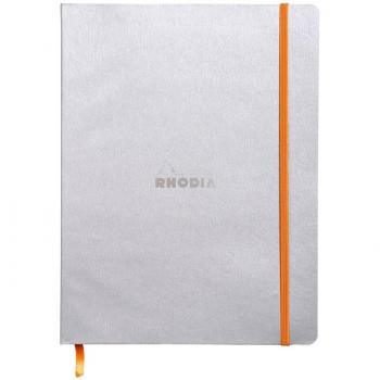 Cuaderno Rhodiarama B5 de tapa blanda con líneas horizontales