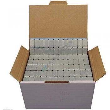 50 Haskyy Pesos Adhesivos I contrapesos Adhesivos Pesos I 50x Barras autoadhesivas 12*5g I galvanizadas y recubiertas de plástico