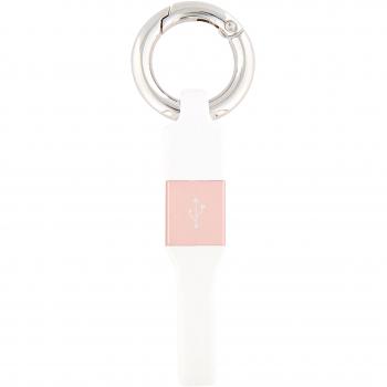 T 'NB cblkeypk Cable USB/Lightning Color Blanco/Rosa