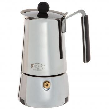 San Ignacio CAFETERA 10T Acero INOX Milan Ind SG1745 Modelo para 10 Tazas, Inoxidable, Multicolor