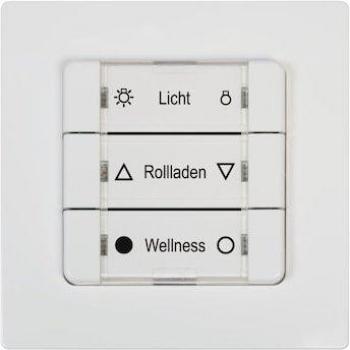 Pulsador de Pared Smart Home 3 Grupos - Controla hasta 8 Dispositivos