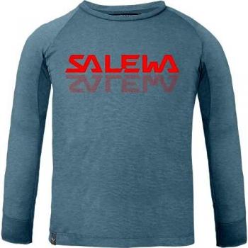 Camiseta interior Salewa Puez Baselayer manga larga gris infantil 3XS