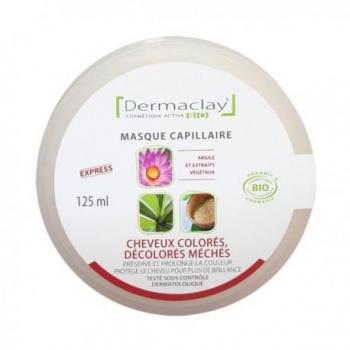 Mascarilla capilar de colores para cabellos teñidos y decolorados Bio 125ml - Dermaclay