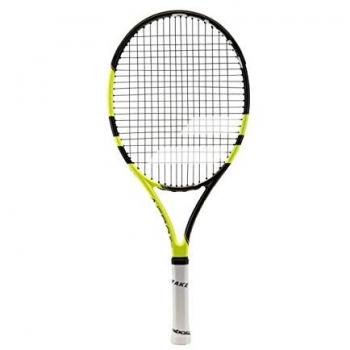 Babolat Aero Junior 25 - Raqueta de Tenis, Unisex Niños, Negro / Amarillo, 00