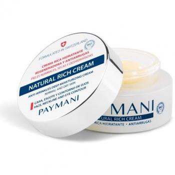 PAYMANI NATURAL SCIENTIFIC COSMETICS Crema Diurna Facial Antiarrugas 30 ml, crema rica hidratante regeneradora y antiarrugas para pieles normales, secas y deshidratadas, adecuada para cara,