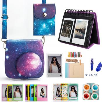 Woodmin Galaxy 10-en-1 Bundle Accesorios para Fujifilm Instax Mini 8 8+ Mini 9 Cámara