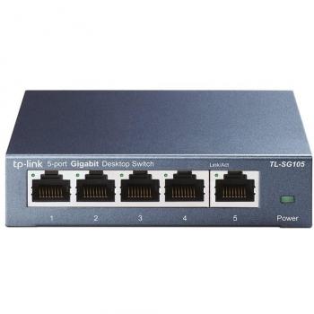 TP-Link TL-SG105 5-Port Gigabit Unmanaged Desktop Switch with Steel Case