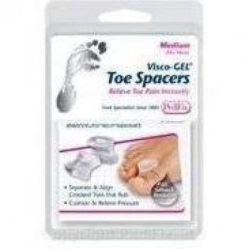 visco-gel Toe Separador (Tamaño Mediano, 2 unidades)