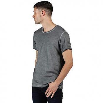 Regatta Calmon-Camiseta De Algodón De Estilo Informal Y Manga Corta T-Shirts/Polos/Vests, Hombre, Rock Grey, XXXL