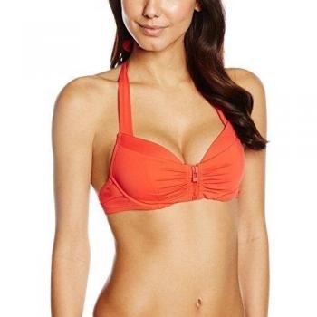 Aubade Trinidad Club Plunge Coque-Parte de arriba de bikini Mujer    Orange