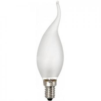 Clar-leuci - Lámpara incandescente vela candela mate 40w 230v e-14