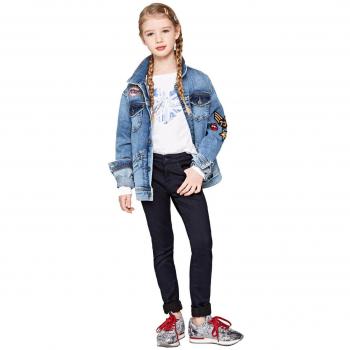 Pepe Jeans - Cazadora New Berry THROBACK Junior Color: 000 Denim Talla: T.12