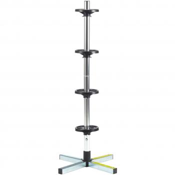 Cartrend 7730056 Soporte vertical Porta-ruedas con protector de neumáticos, hasta 225 mm de ancho de rueda