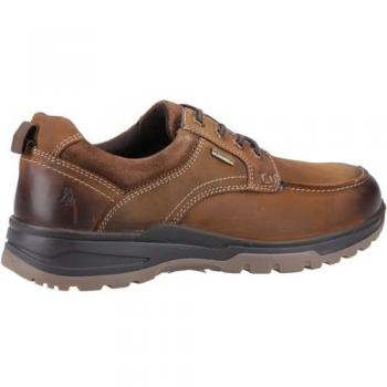 Hush Puppies Percy Tan Leather Lace-Up Summer Shoes for Men