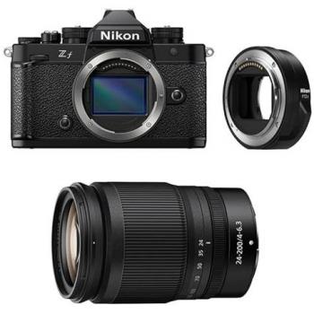 Cámara Mirrorless Nikon Zf 24.5MP Full-Frame + Objetivo Z 24-200mm f/4-6.3 + Adaptador FTZ II