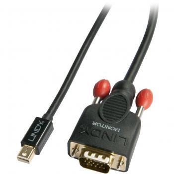 Adaptador de Cable Mini DisplayPort a VGA Negro 1 m Lindy 41961