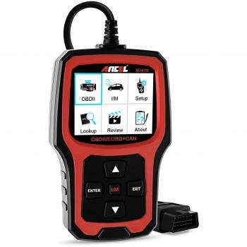 ANCEL AD410 OBD II Vehículo Comprobar Luz del Motor Herramienta de Exploración Automotor Lector de Código Auto OBD2 Escáner con I/M Preparación
