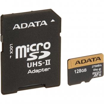 microSD Premier One 128 UHS2/U3/CL10 + Adapter