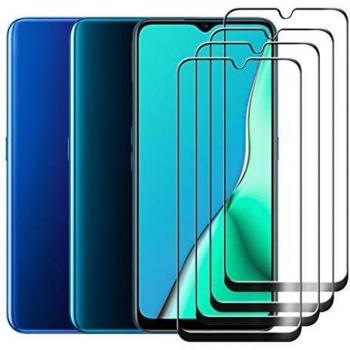 HYMY 4 Pack Cristal Vidrio Templado para OPPO A9 2020 - Transparente Protector de Pantalla Película Protectora Protector Anti-Scratch Anti-Sucio HD Screen Protection