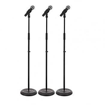Micrófono Vocal Dinámico SubZero con Interruptor y Paquete de 3 Pies Rectos