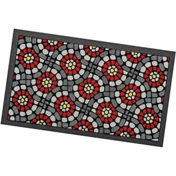 Felpudo de goma suave antideslizante 40x70 cm para entrada de casa