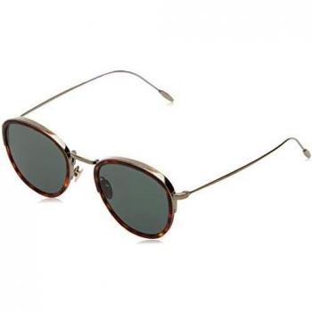 ARMANI Men's 0AR6068 319871 50 Sunglasses, Red Havana/Green