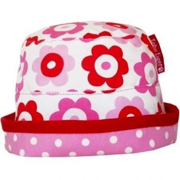 SPIG - Gorra para bebé, talla X-Large, color rosa/rojo/blanco