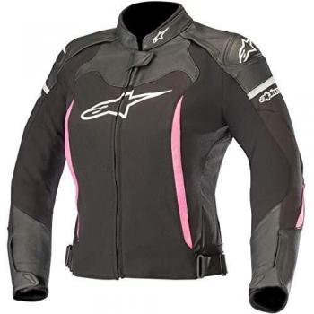Alpinestars Chaqueta moto Stella Sp X Jacket Black Fuchsia, Negro/Fuchsia, 38
