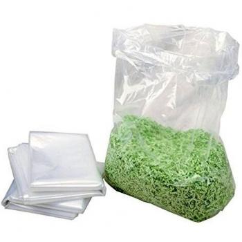 Bolsa de plástico transparente HSM FA 400.2 para destructoras de papel (25 unidades)