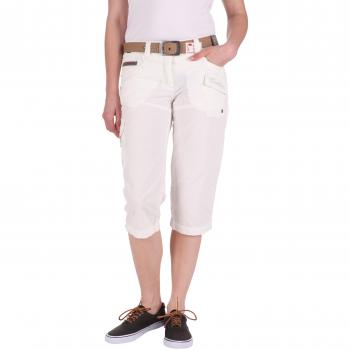 exxtasy Hearst - Pantalones pirata deportivos para mujer, primavera/verano, mujer, color blanco - blanco, tamaño 40 [DE 38]