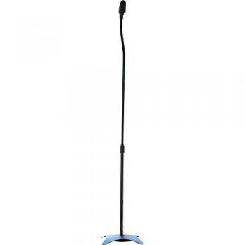 Soporte de altavoces telescópico ajustable 68-110 cm, 2 unidades, color negro