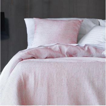 Colcha algodón jacquard Mirena terracota