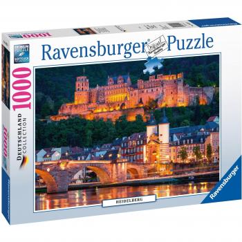 Rompecabezas Ravensburger Atardecer en Heidelberg - 1000 piezas