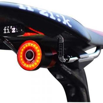 Luz de cola para bicicleta inteligente Ultra brillante, luz de bicicleta recargable, encendido / apagado automático, luces de bicicleta LED impermeables IPX6