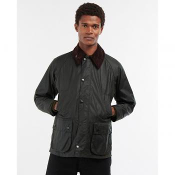Barbour Bedale Men's Wax Jacket - Sage - 40 Inch - Male