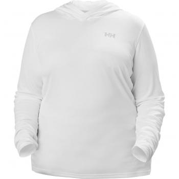 Helly Hansen Women's Lifa Active Solen UPF 50+ Pearl White Hoodie