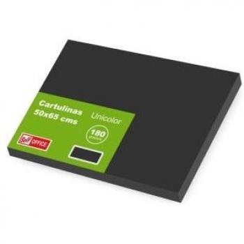 Cartulina Liderpapel Negro 50x65cm 180g/m² Paquete de 25 Hojas