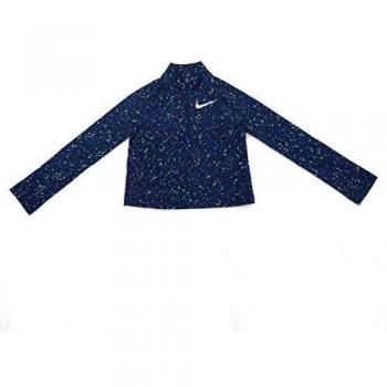 NIKE Pro Warm Camiseta de Manga Larga, Niñas, Blue Void, M