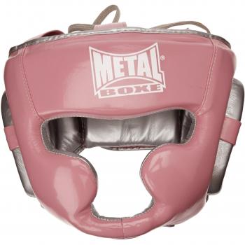 Metal Boxe - Casco, color rosa