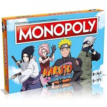 Winning Moves Monopoly Naruto - Juego de Mesa de las Propiedades Inmobiliarias - Versión en Español
