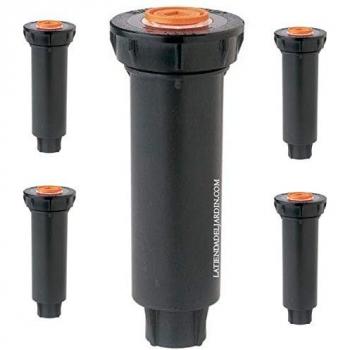Pack 5 Difusores de Riego Rain Bird 1804 con Rosca 1/2 Hembra y Altura de Elevación de 10 cm