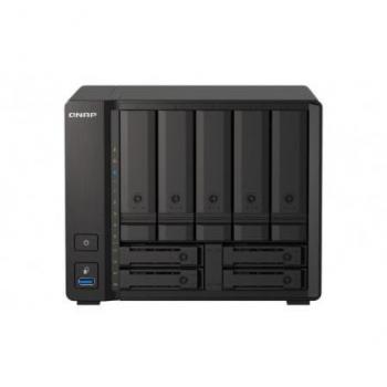 QNAP TS-H973AX-8G NAS Server 9 Bays SATA 6Gb/s RAID, AMD Ryzen V1500B 4-Core, 8GB RAM