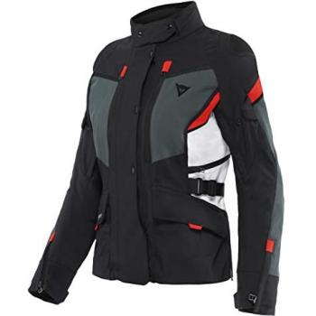 Chaqueta Dainese Carve Master 3 Lady Gore-Tex - Motocicleta textil, color Negro Gris Rojo, talla 38