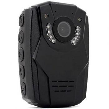 Boblov 2K HD 1296P S60 Ambarella A7 IR Visión Nocturna Cámara de Policía Ponible Cámara Grabadora DVR Grabación 6 Horas 150 Grados 16GB Incorporado con GPS + Mando Remoto
