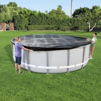 Cubierta para piscina Flowclear 488 cm Bestway Antracita