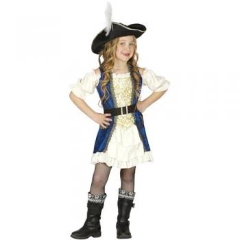 Disfraz de Pirata Elegante Lujo Infantil Talla 7-9 Años