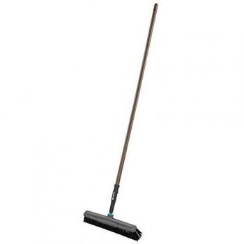 Gardena 17111-20 17111-20-Cepillo barredor One Piece. Limpiar Exterior. con Borde rascador para Eliminar sin Esfuerzo la Suciedad persistente u hojarasca mojada, Standard