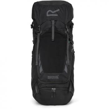 Regatta Blackfell IV 65L Unisex Backpack - Reflective, Metal Frame Support for Hiking and Trekking