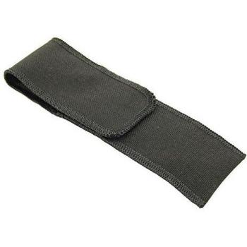 Funda de Nylon Negra para Linterna Mini Maglite AA con Solapa Completa