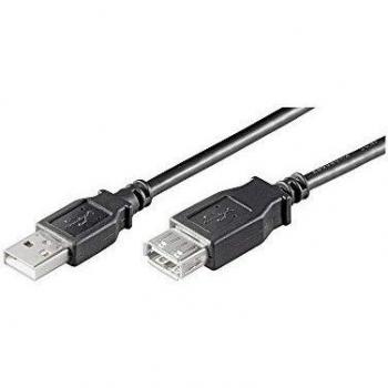 Cable Alargador USB 2.0 A-A de Alta Velocidad, 5m, Negro